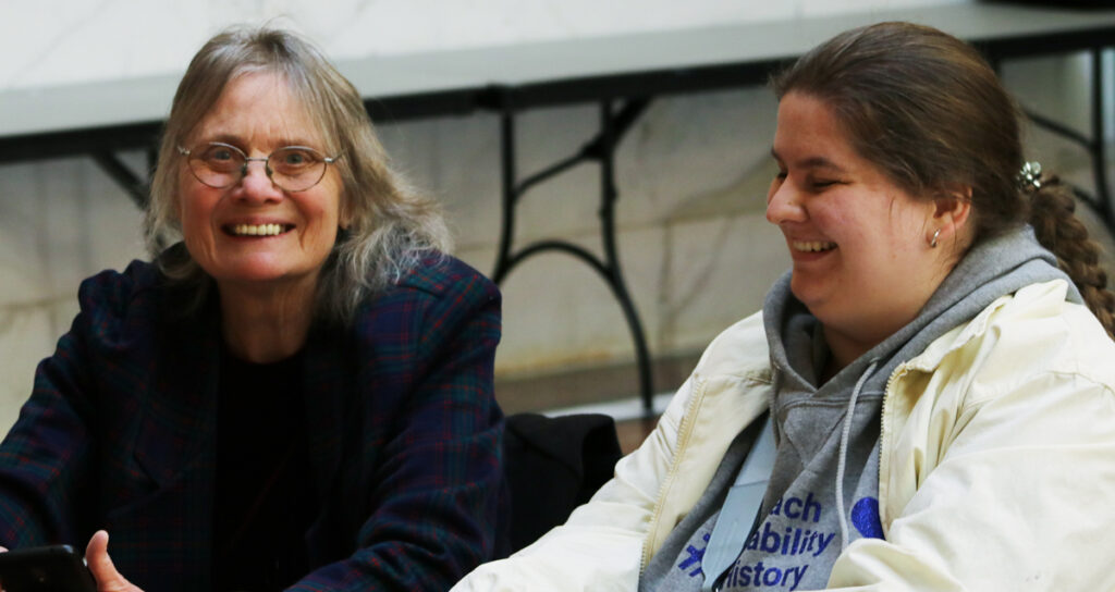 two women