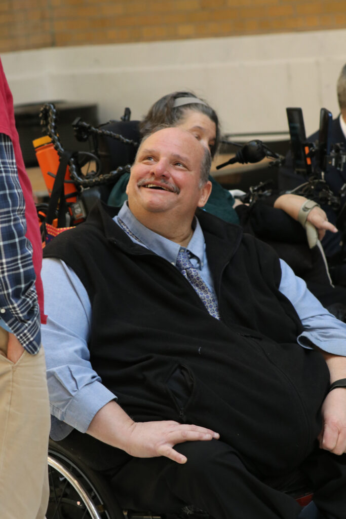 Joe Bellil grinning