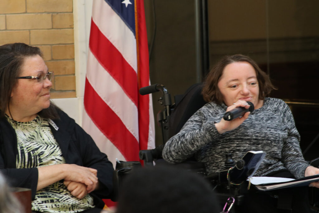 MCs: Nancy Garr-Colzie and Desi Forte, Chair and Vice Chair of the SILC