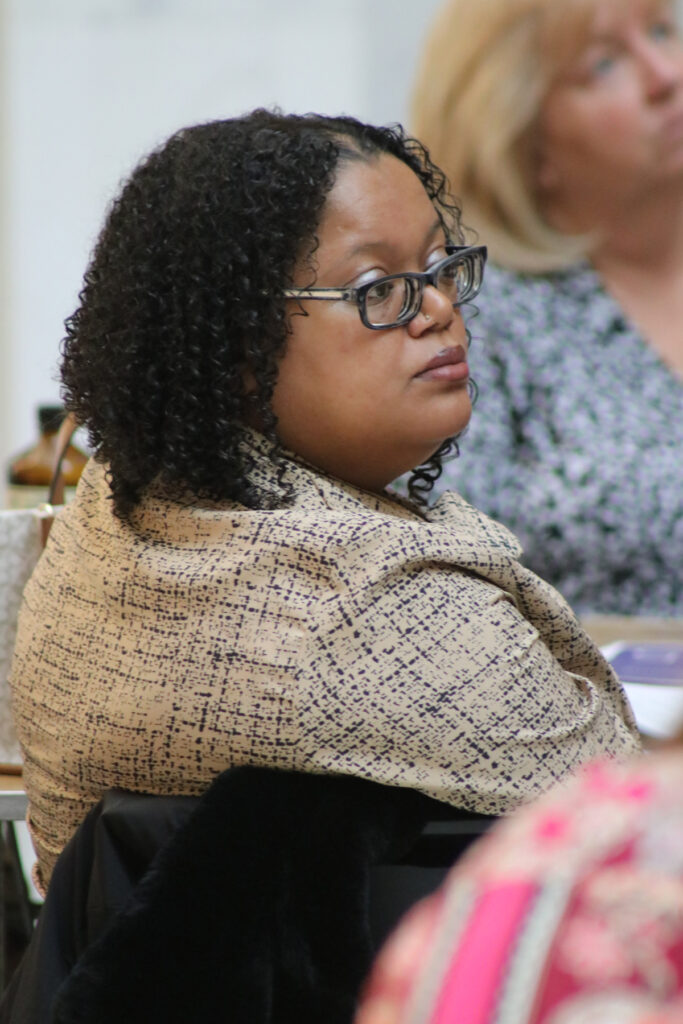 woman in audience